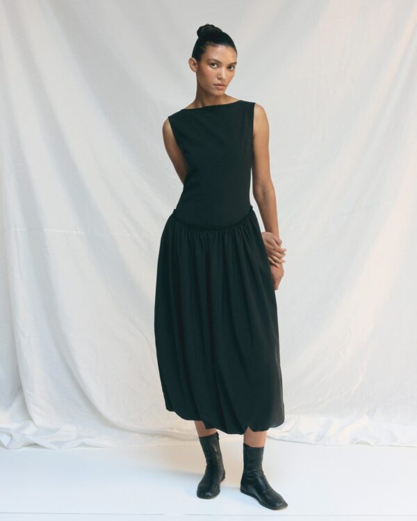 Ambretta Drop-Waist Bubble Dress