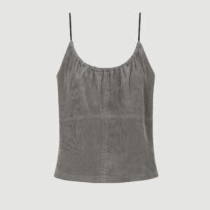 Nefferti Corduroy Ruched Cami