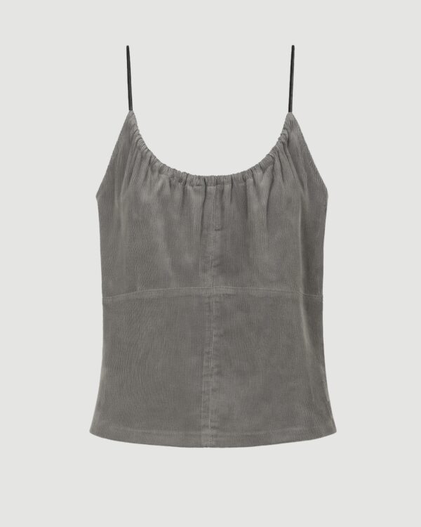 Nefferti Corduroy Ruched Cami