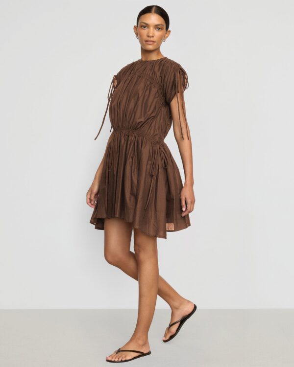 Akemi Tie-Shoulder Organic Cotton Dress