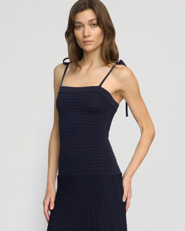 Chan Ottoman-Knit Dress