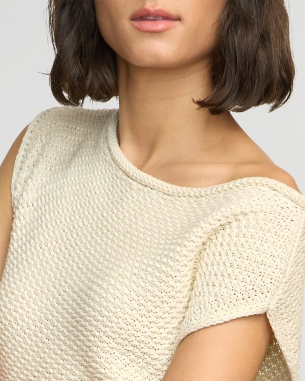 Chisa Textured Off-Shoulder Knit Top