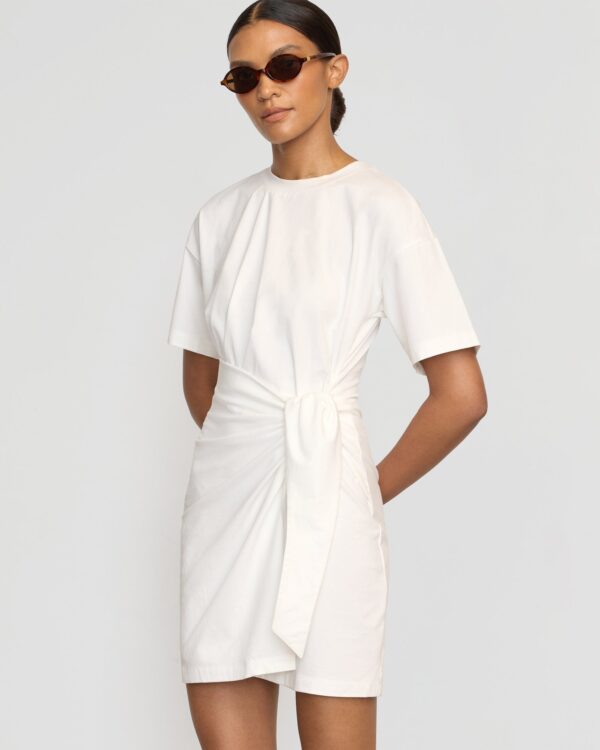 Fallon Organic Cotton T-Shirt Wrap Dress