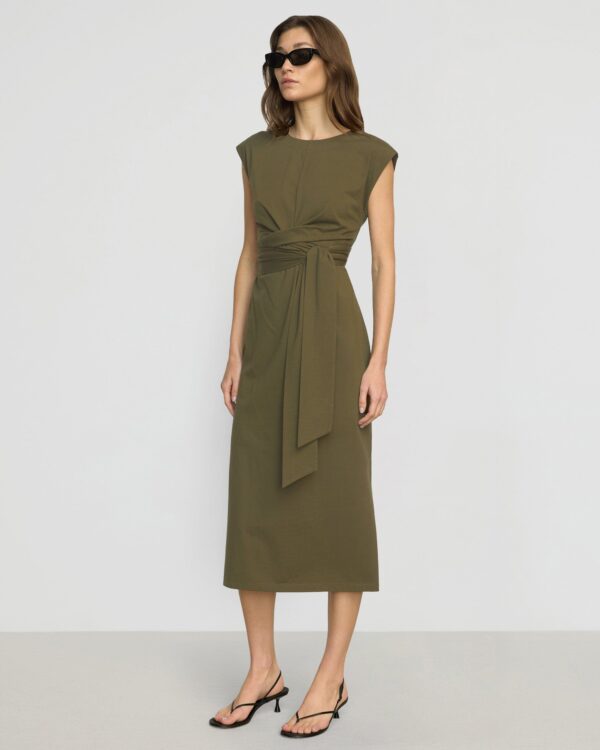 Fei Tie-Front Organic Cotton Dress