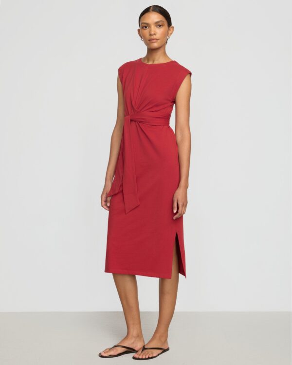 Fei Tie-Front Organic Cotton Dress