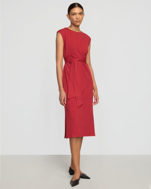Fei Tie-Front Organic Cotton Dress