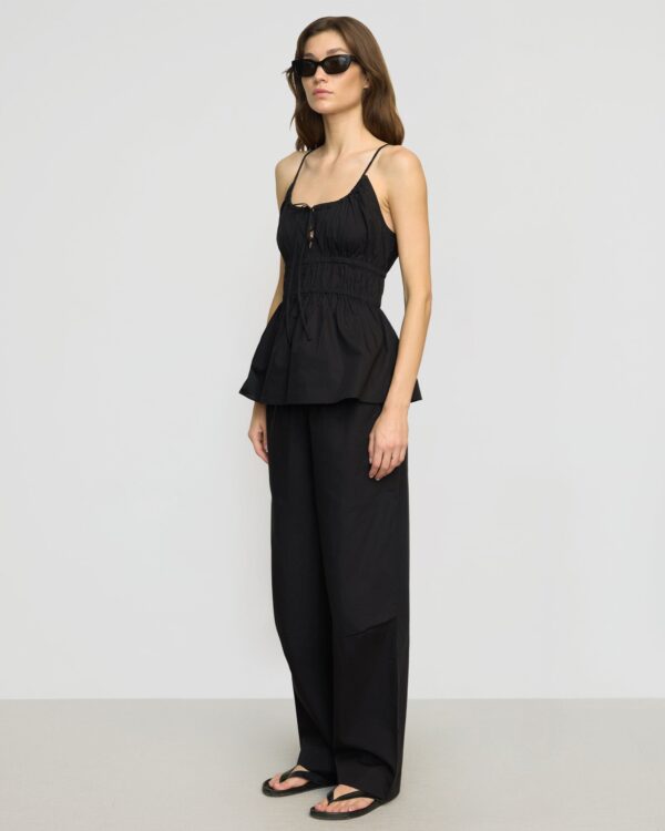 Jamila Organic Cotton Ruched Cami