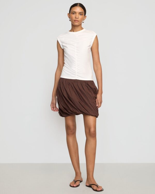 Lior Elasticated Cap-Sleeve Tank