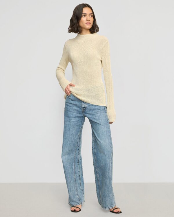 Lynne Slim Semi-Sheer Sweater