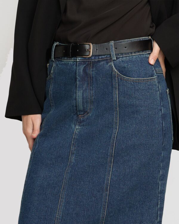 Riley Denim Maxi Skirt