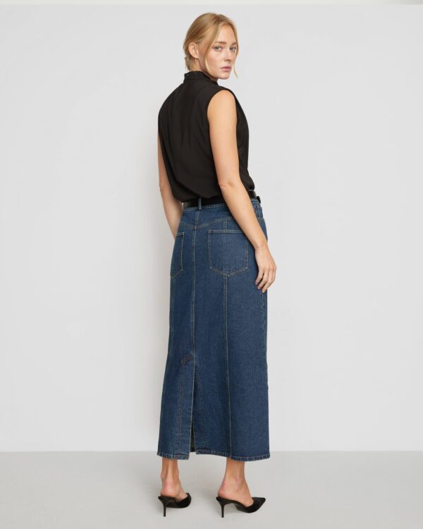 Riley Denim Maxi Skirt