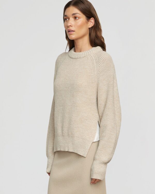 Roya Marled Boyfriend Sweater