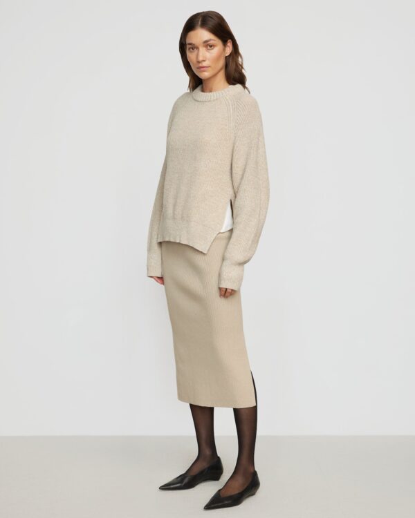 Roya Marled Boyfriend Sweater