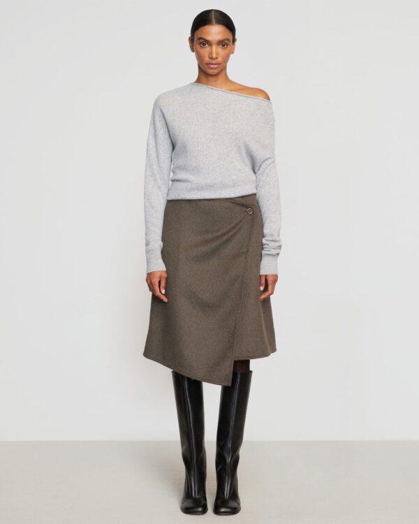 Sadie Asymmetric Wrap Skirt