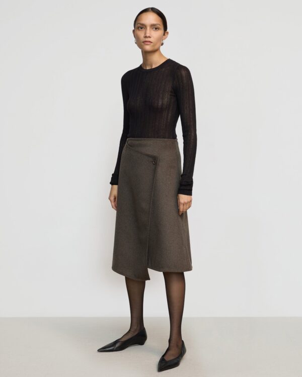 Sadie Asymmetric Wrap Skirt