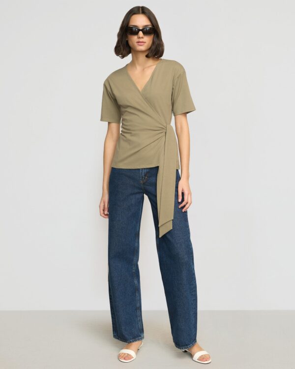 Sena Organic Cotton Wrap Tee