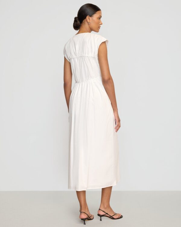 Shreya Tie-Front Organic Cotton Dress