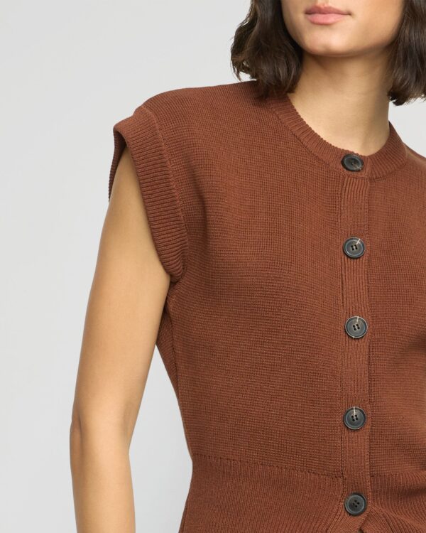 Solea Button Knit Vest
