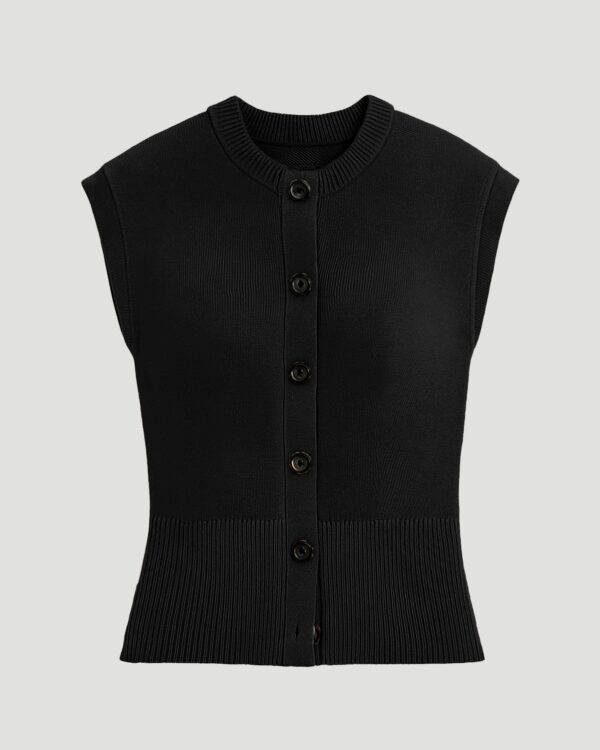 Solea Button Knit Vest